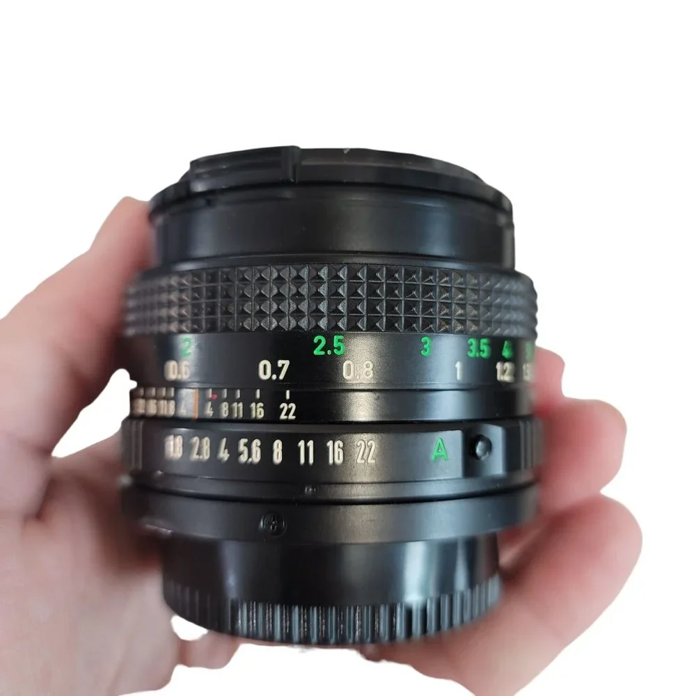 Camera lens bundle. TV Zoom Lens J6x12, Auto Zoom 80-200 f3.8, FD 50mm 1:1.8